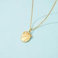 Personalized Basketball Baby Boy Name Necklace - Glaxias