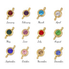 Personalized Birthstone Pearl Bear Pendant Necklace - Glaxias