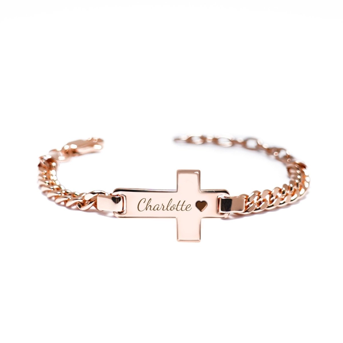 Personalized Children's Name Cross Bracelet - Glaxias