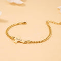 Personalized Children's Name Cross Bracelet - Glaxias