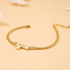 Personalized Children's Name Cross Bracelet - Glaxias