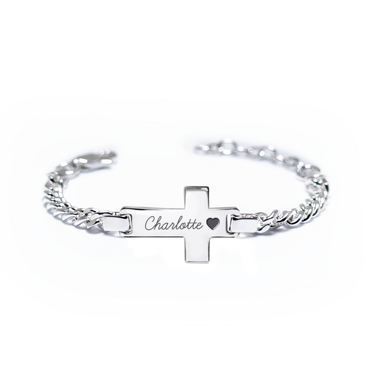 Personalized Children's Name Cross Bracelet - Glaxias