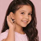 Personalized Children's Name Hoop Earrings - Glaxias