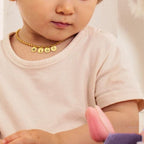 Personalized Childrens Necklace with Family Birth Flower - Glaxias