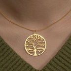 Personalized Family Tree Name Necklace - Glaxias