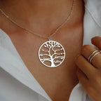 Personalized Family Tree Name Necklace - Glaxias