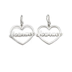 Personalized Heart Name Earrings - Glaxias