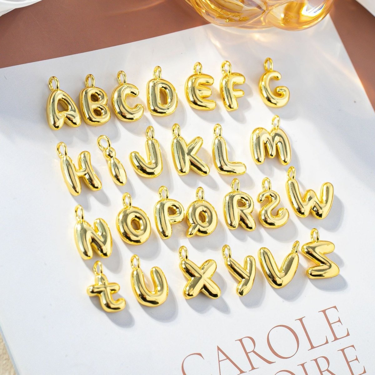 Personalized Initial Girls Colorful Beads Necklace - Glaxias