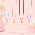 Personalized Initial Necklace with Natural Pearl Pendant - Glaxias