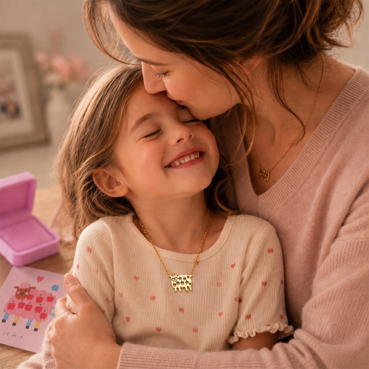 Personalized Kids Drawing Necklace - Glaxias