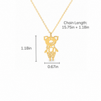 Personalized Kids Drawing Necklace - Glaxias