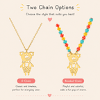 Personalized Kids Drawing Necklace - Glaxias