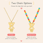 Personalized Kids Drawing Necklace - Glaxias