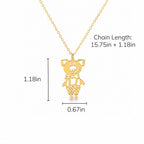Personalized Kids Drawing Necklace - Glaxias