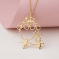 Personalized Kids Drawing Necklace - Glaxias
