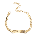 Personalized Kids Eye Engraved ID Bar Bracelet - Glaxias