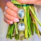Personalized Memorial Bouquet Charm with Custom Photos - Glaxias