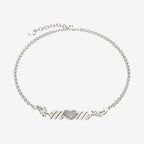 Personalized Mom Bracelet With Family Name Feet - Glaxias