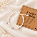 Personalized Name Baby 1st Birthday Bracelet - Glaxias