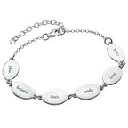 Personalized Name Oval Bracelet - Glaxias