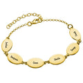 Personalized Name Oval Bracelet - Glaxias