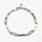 Personalized Name Paperclip Bracelet - Glaxias