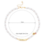 Personalized Pearl Necklace for Girls ¨C Name, Initial, Birthstone - Glaxias
