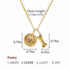 Personalized Pet Photo Name & Birthstone Necklace - Glaxias