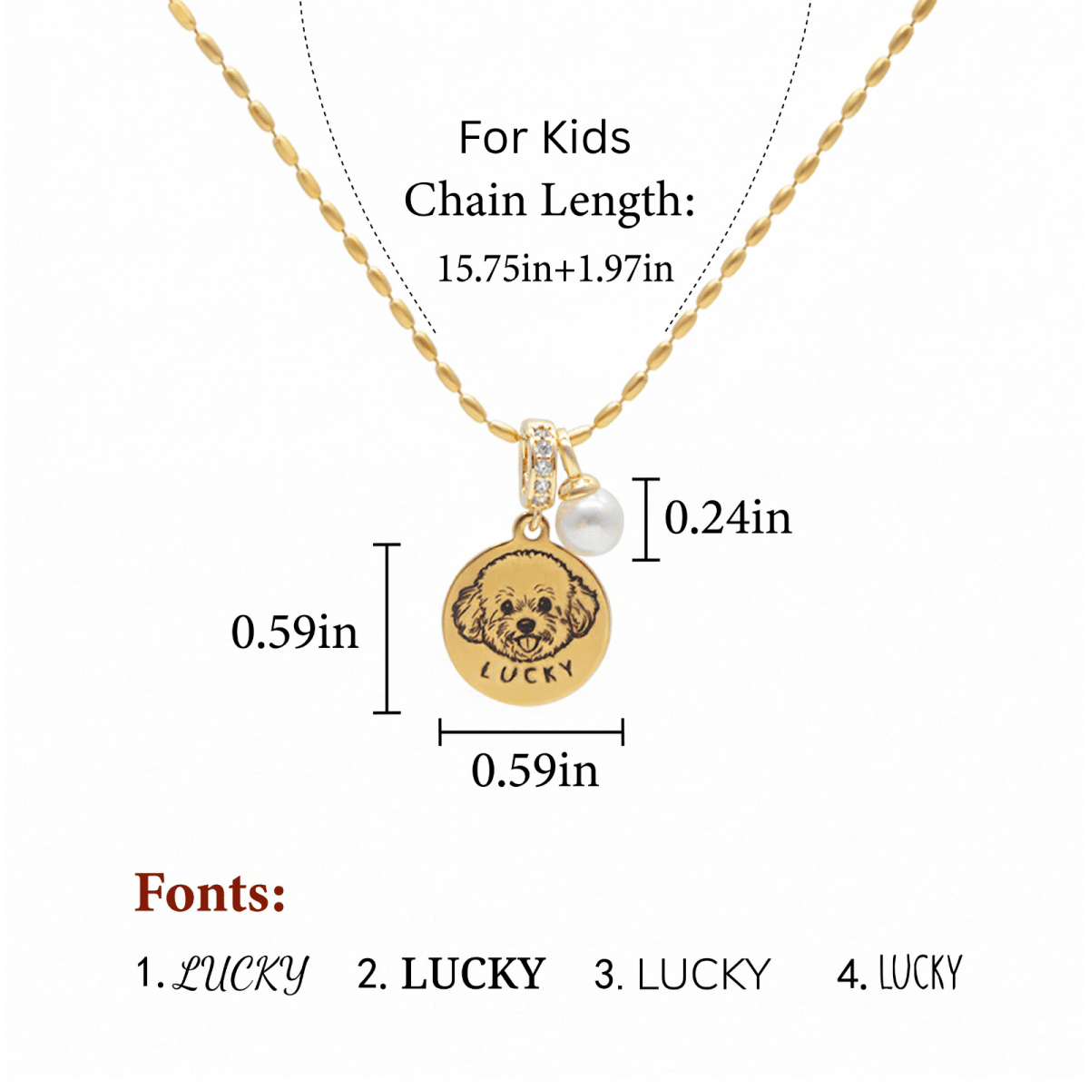 Personalized Pet Photo Name & Birthstone Necklace - Glaxias