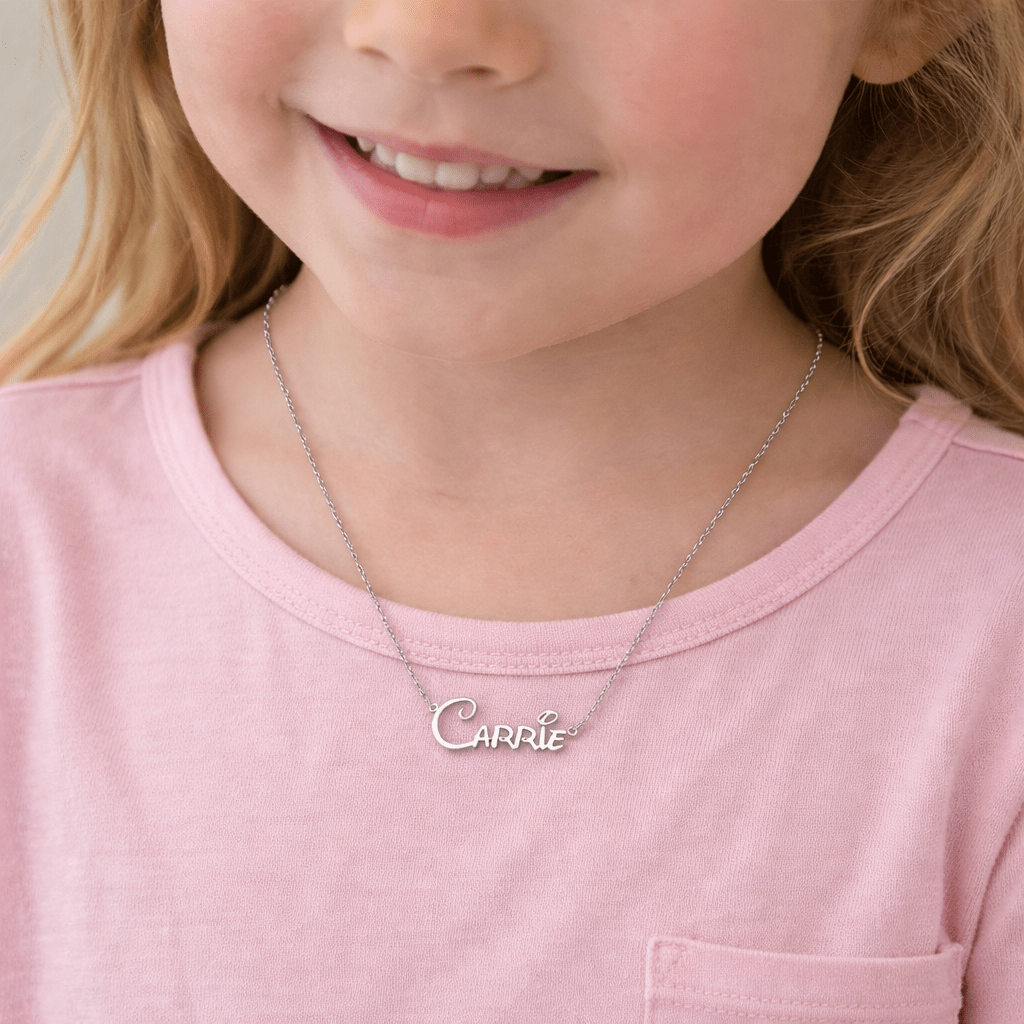 Personalized Princess Kids Name Necklace - Glaxias