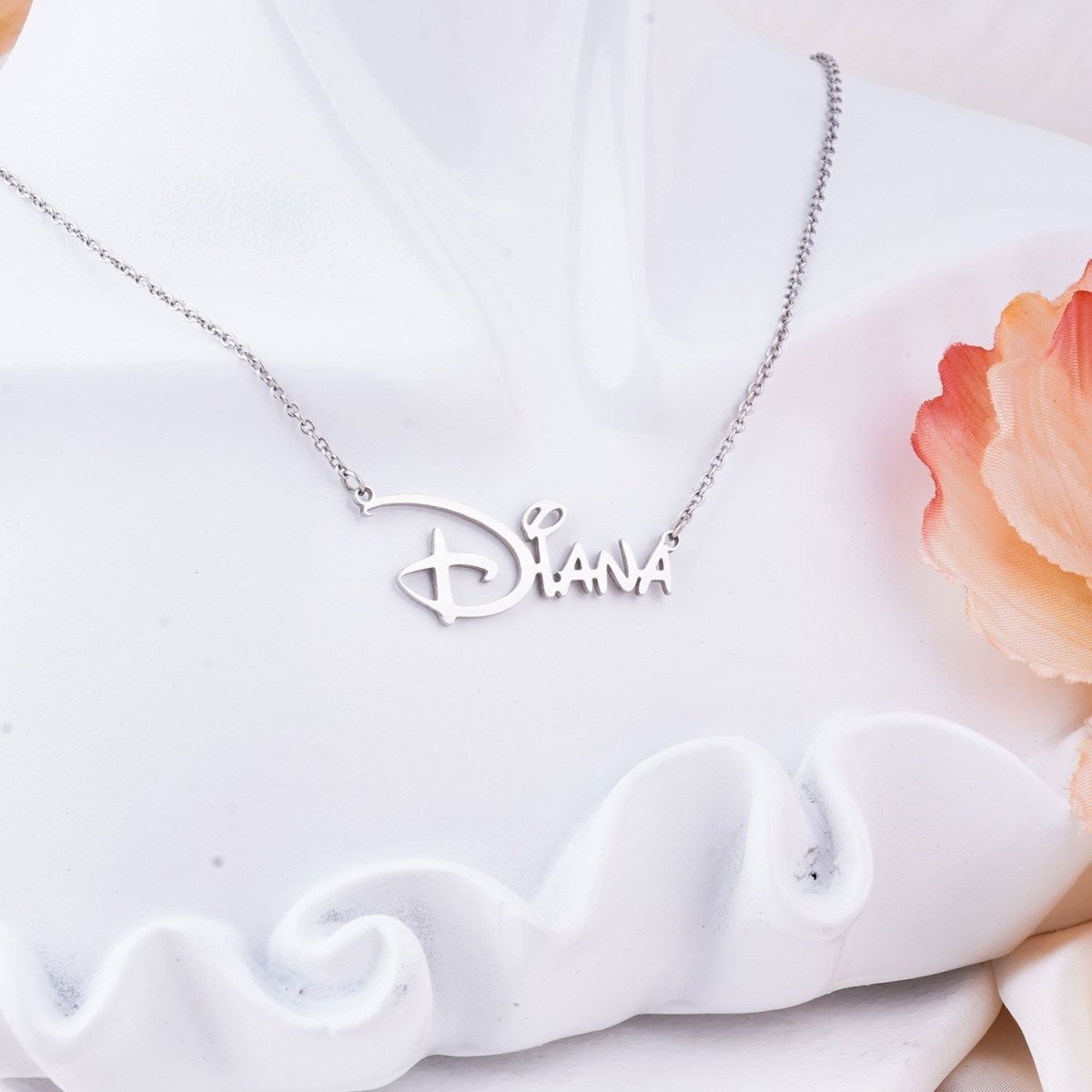 Personalized Princess Kids Name Necklace - Glaxias