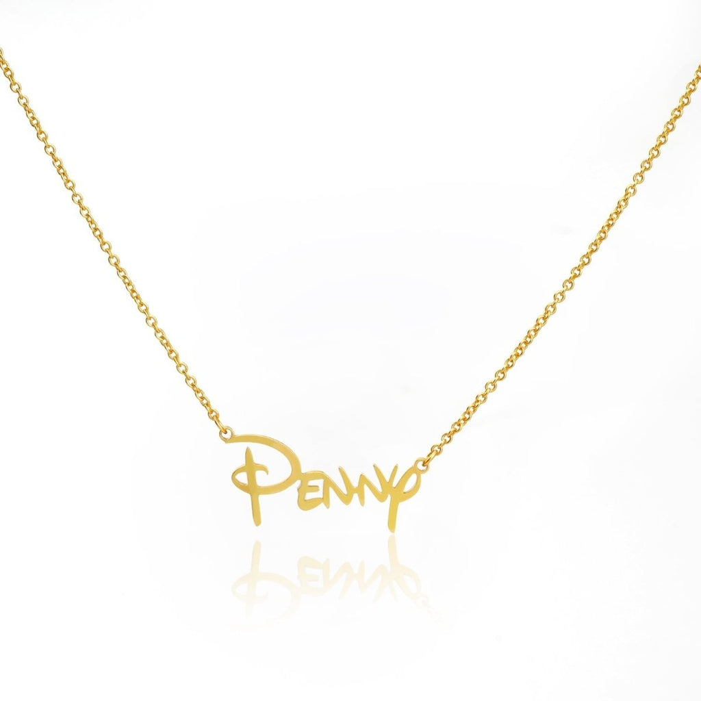 Personalized Princess Kids Name Necklace - Glaxias