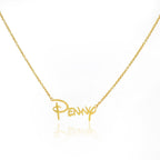 Personalized Princess Kids Name Necklace - Glaxias