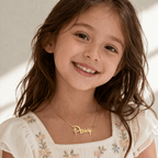 Personalized Princess Kids Name Necklace - Glaxias