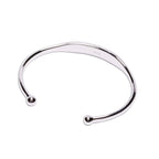 Personalized Sterling Silver Children's Bangle Bracelet - Glaxias