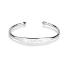 Personalized Sterling Silver Children's Bangle Bracelet - Glaxias