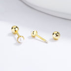 Petite Radiance Pearl Girls Stud Earrings - Glaxias