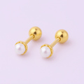 Petite Radiance Pearl Girls Stud Earrings - Glaxias