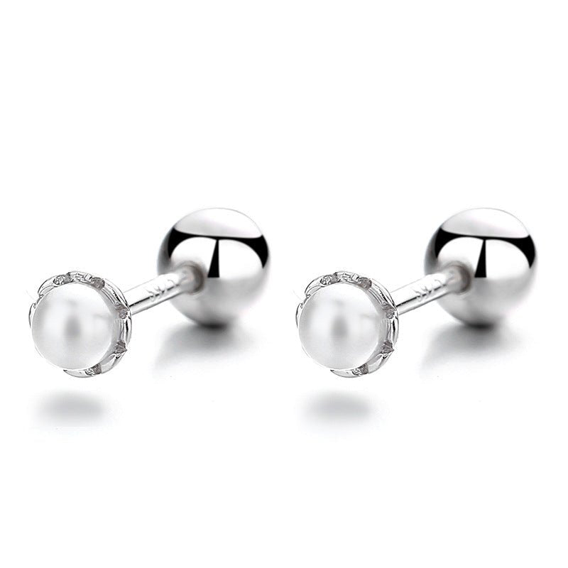 Petite Radiance Pearl Girls Stud Earrings - Glaxias