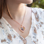 S925 Personalized Mother's Day Heart Necklace - Glaxias