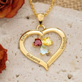 S925 Personalized Mother's Day Heart Necklace - Glaxias