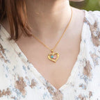 S925 Personalized Mother's Day Heart Necklace - Glaxias