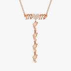 S925 Personalized Mother's Day Necklace With Baby Feet - Glaxias