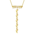 S925 Personalized Mother's Day Necklace With Baby Feet - Glaxias