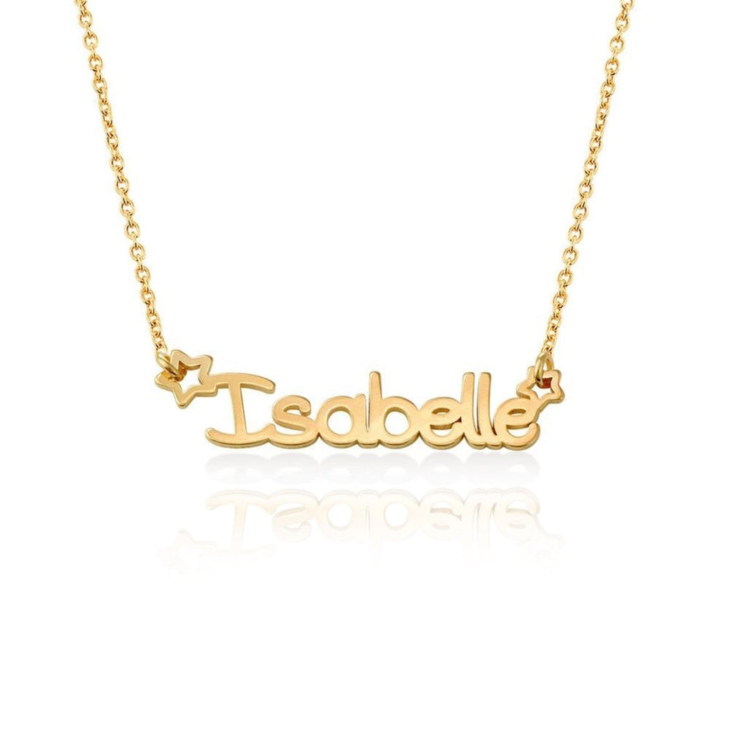 Star Childrens Name Necklace - Glaxias