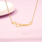 Star Childrens Name Necklace - Glaxias