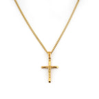 Sterling Silver Cross Kids Necklace - Glaxias