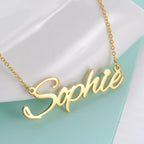 Sterling Silver Personalized Name Necklace - Glaxias