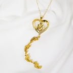 Sterling Silver Personalized Necklace with Kids Name - Glaxias