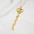 Sterling Silver Personalized Necklace with Kids Name - Glaxias